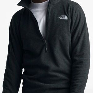The North Face Black Fleece 3/4 zip Sweater Soft Insulating Design size XS